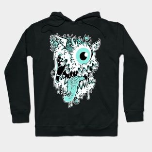 Flying eyeball with teeth Hoodie